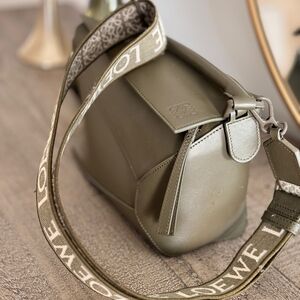 Loewe Dark Khaki Green Women's Bag with dust bag